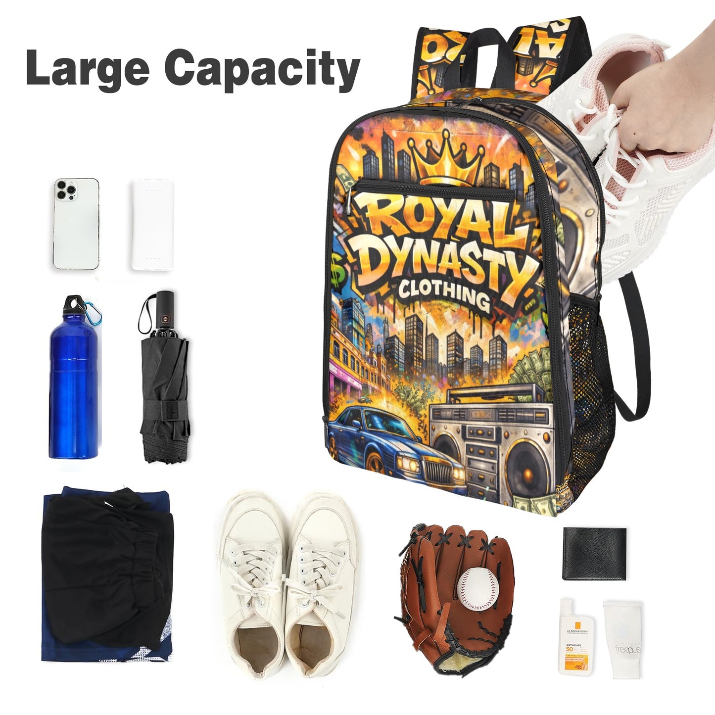 ROYAL DYNASTY BIG MONEY All Over Print Leisure Sports Backpack