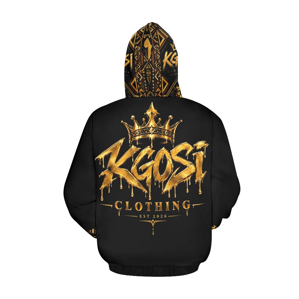 KGOSI Women's All Over Print Hoodie (Model H13)