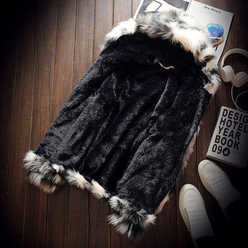 Autumn and winter luxury fur  jacket