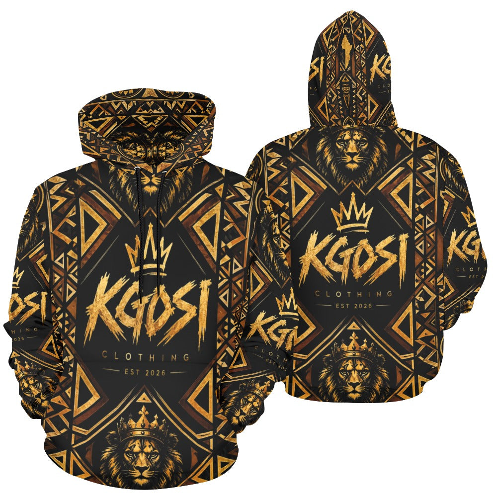 KGOSI Women's All Over Print Hoodie (Model H13)