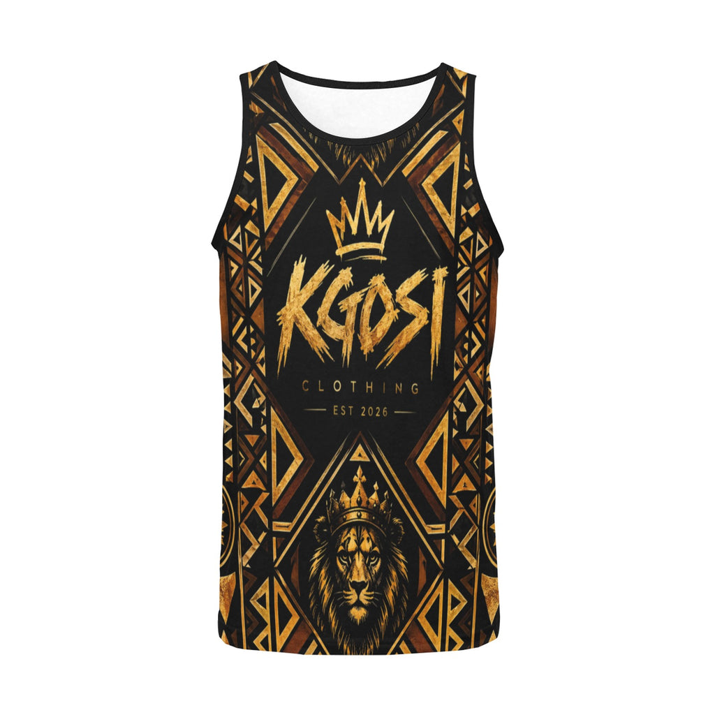 KGOSI Men's All Over Print Tank Top (Model T57)