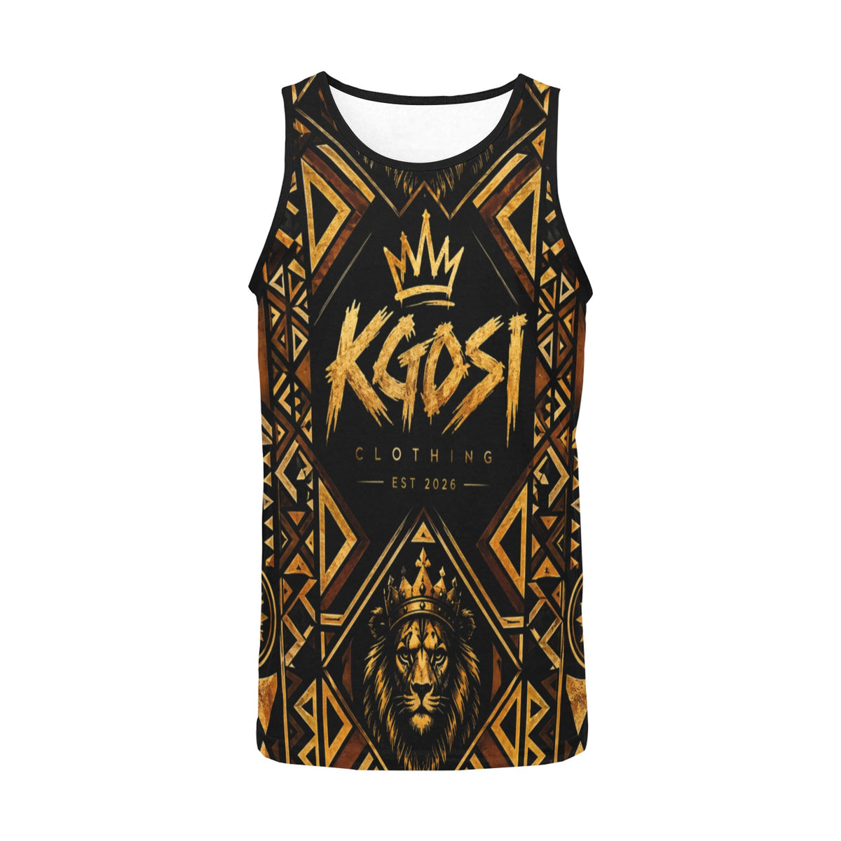 KGOSI Men's All Over Print Tank Top (Model T57)