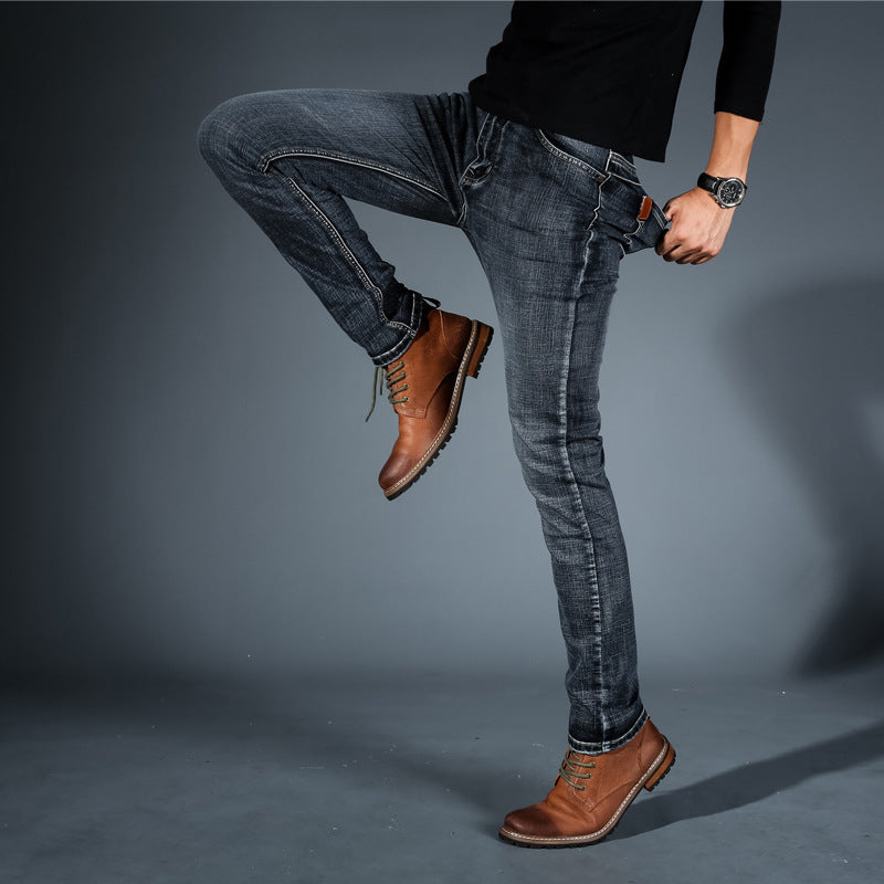 Men's casual Slim jeans