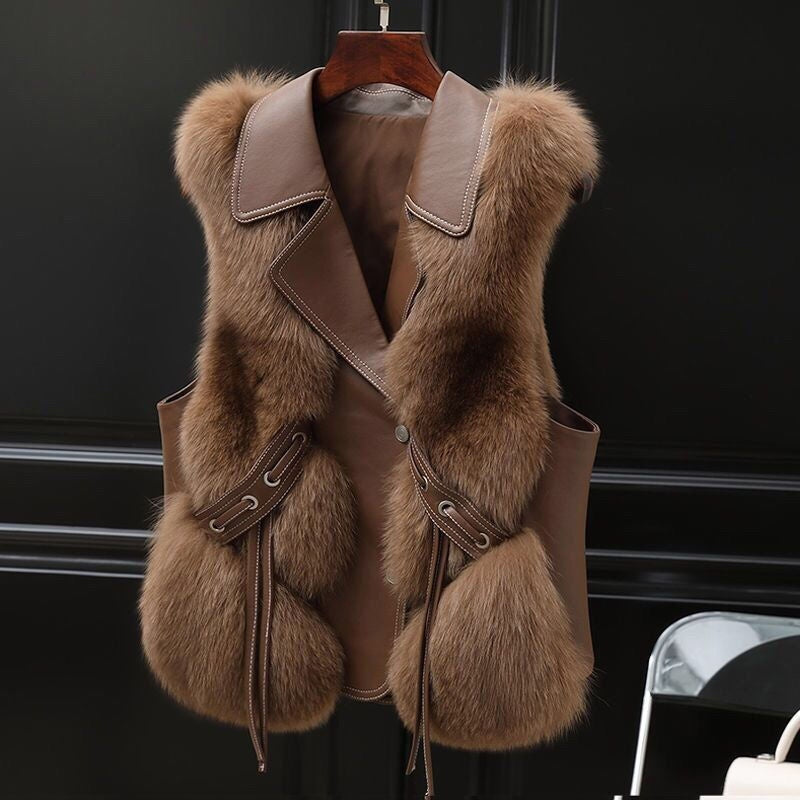 Fur Vest Coat