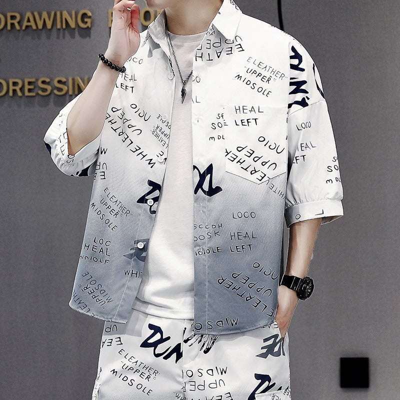 Men's Casual Summer Suit Outfit Set