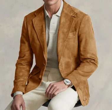 Leisure Double Button Suit Jacket
