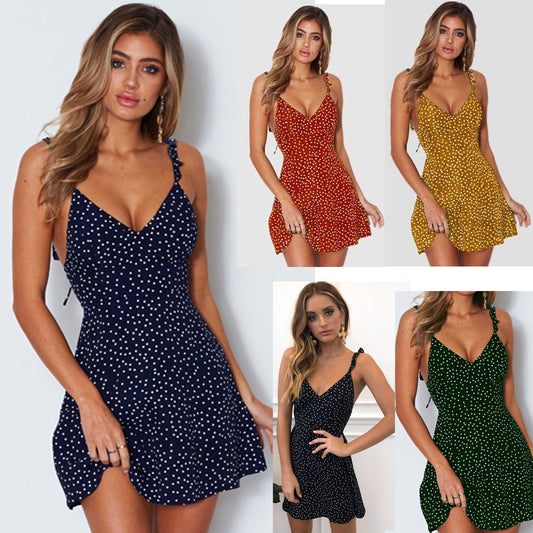 Polka-dot Strappy sundress