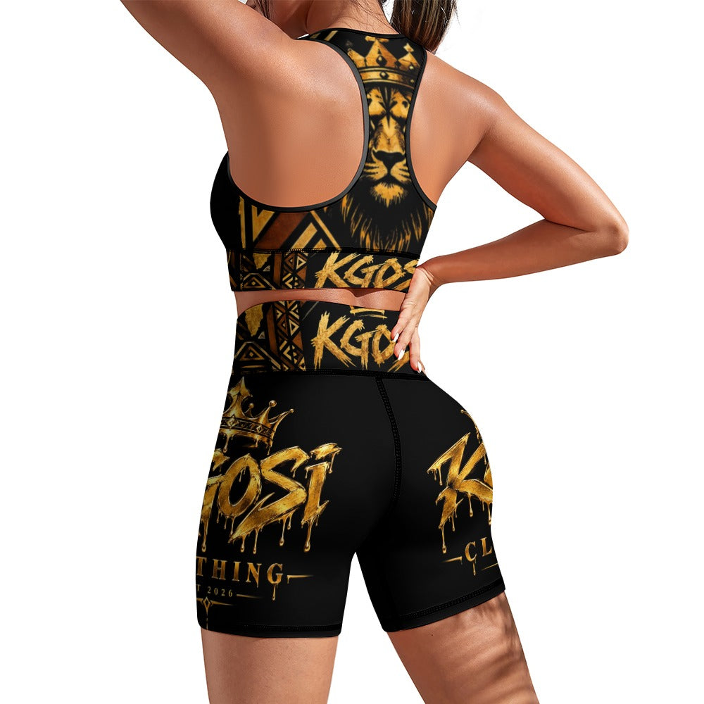 KGOSI Women's yoga set including shorts