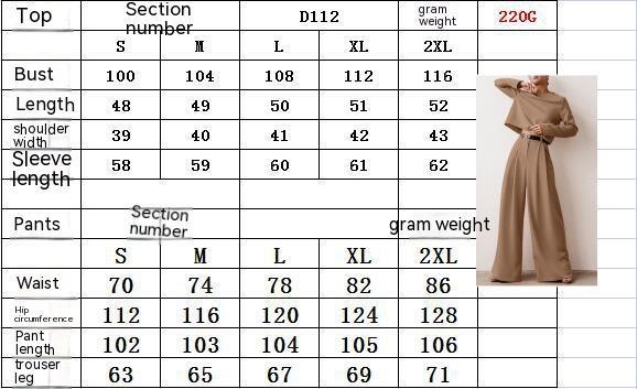 Brown Fashionable Long Sleeve Pure Color Cotton Two-piece Set