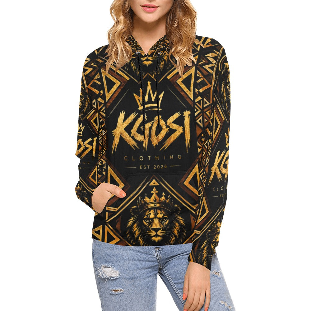 KGOSI Women's All Over Print Hoodie (Model H13)