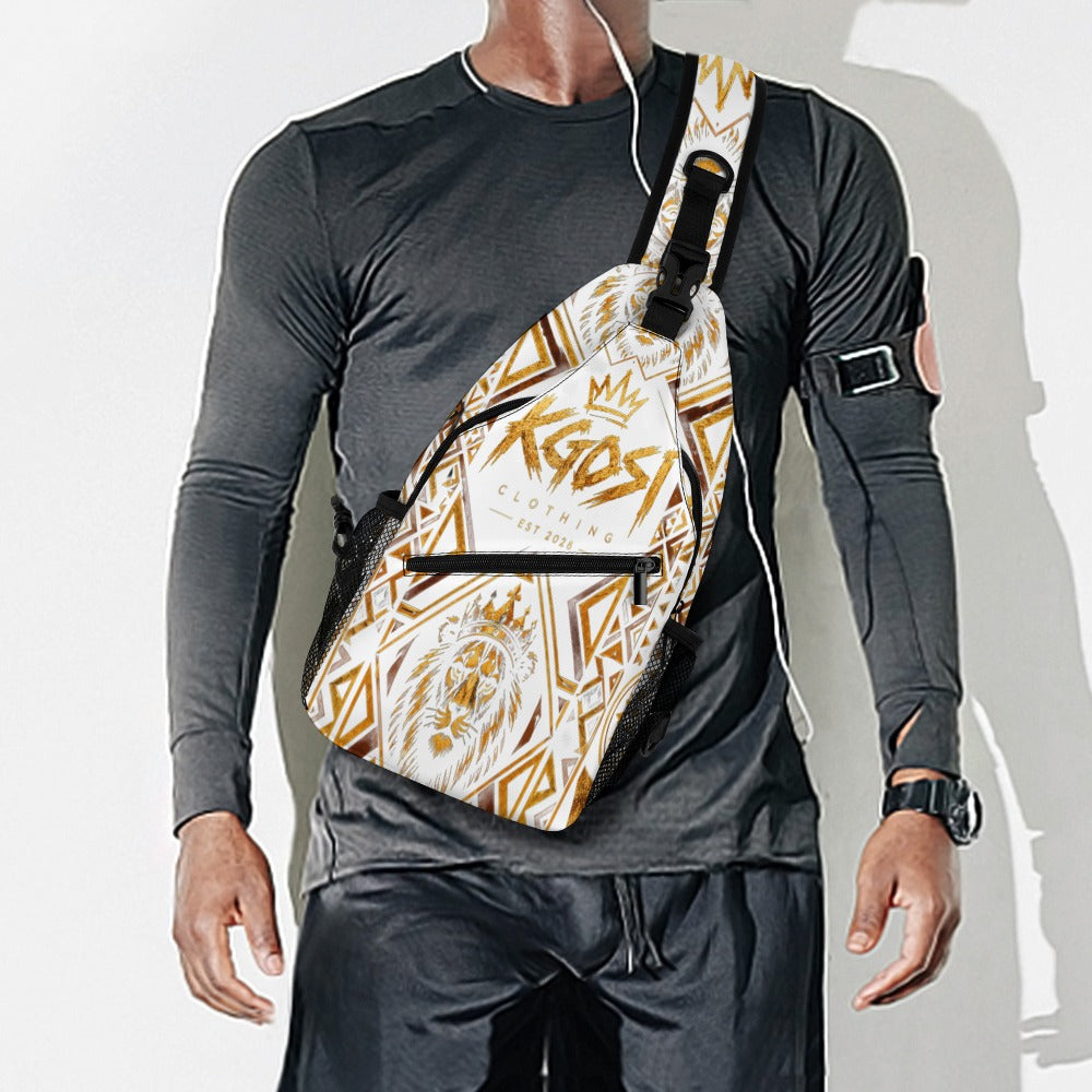 KGOSI MONEY BAG V2 All-over print zippered sling bag