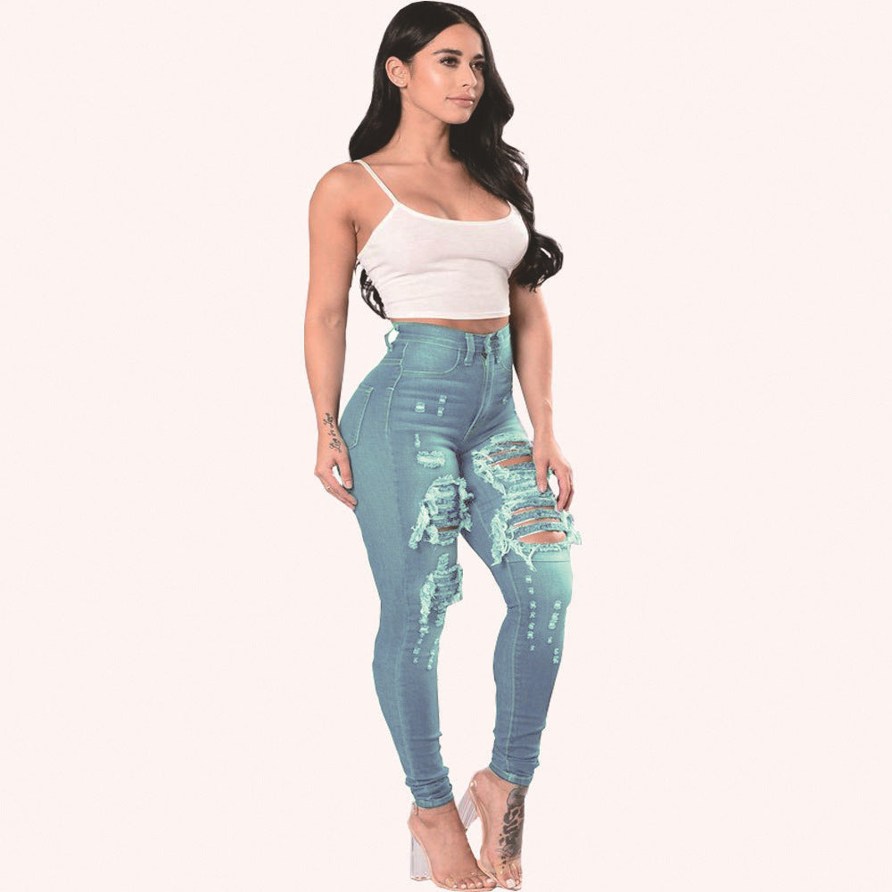 Ripped Skinny jeans for women