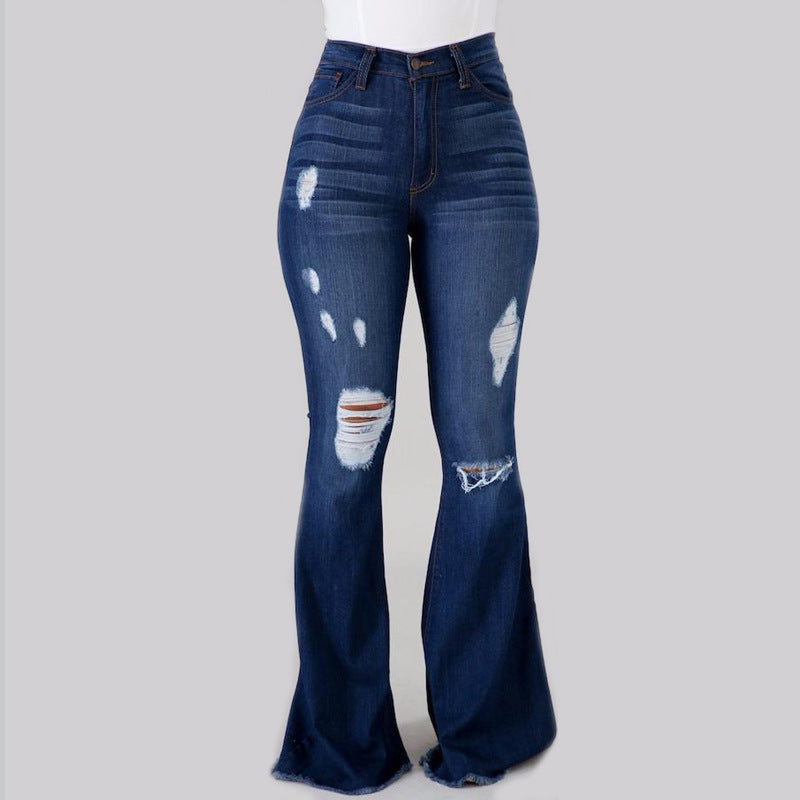 Women's Slim-fit Ripped Jeans