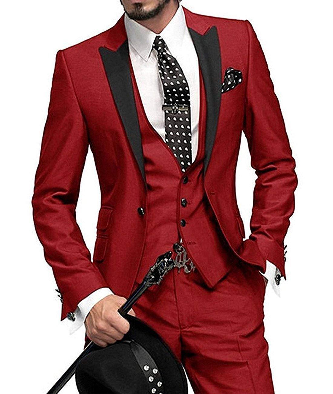 Men's Three-piece Best Man Wedding Suit