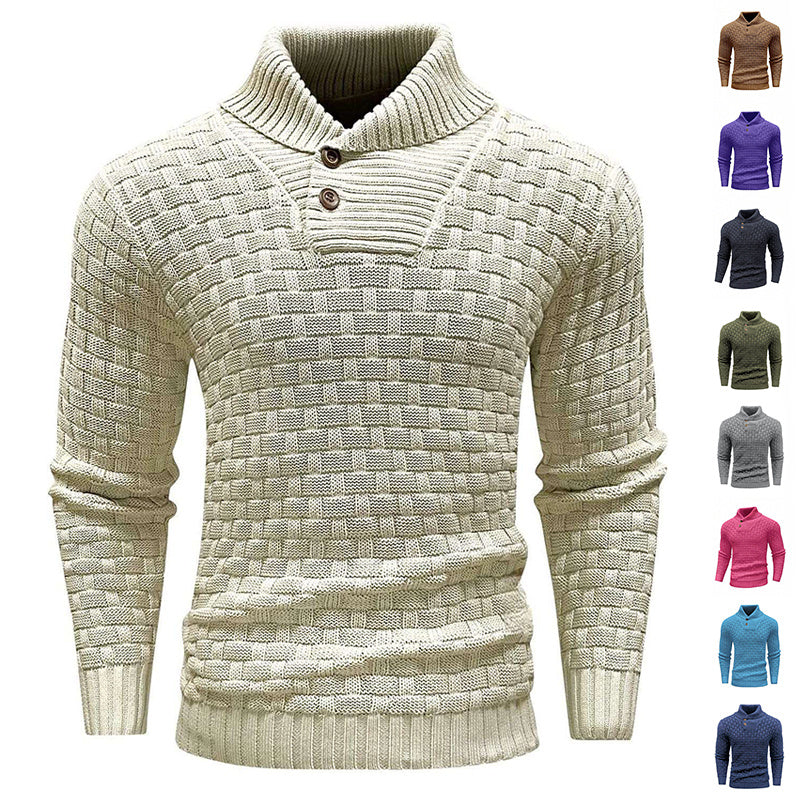 Men's Slim Turtleneck Sweater