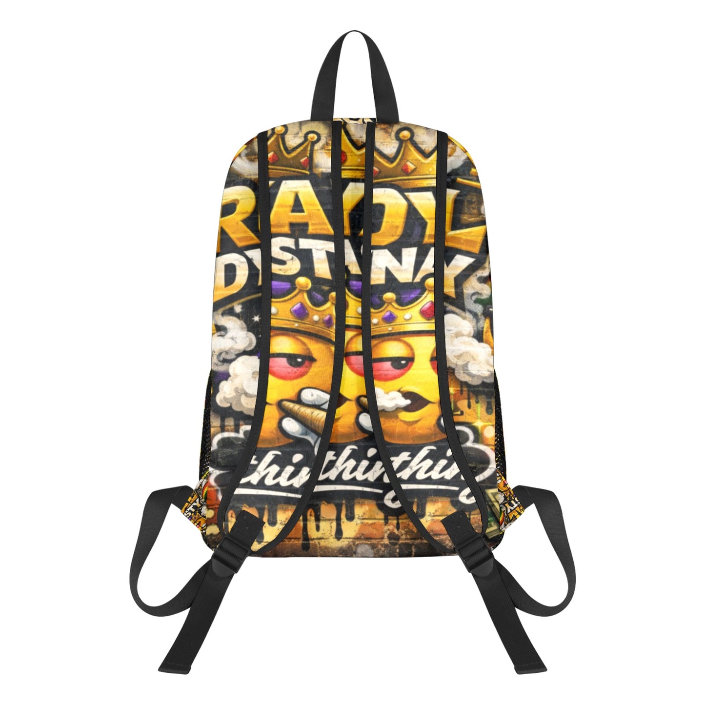 RDC LIT EMOJI RASTA All Over Print Leisure Sports Backpack