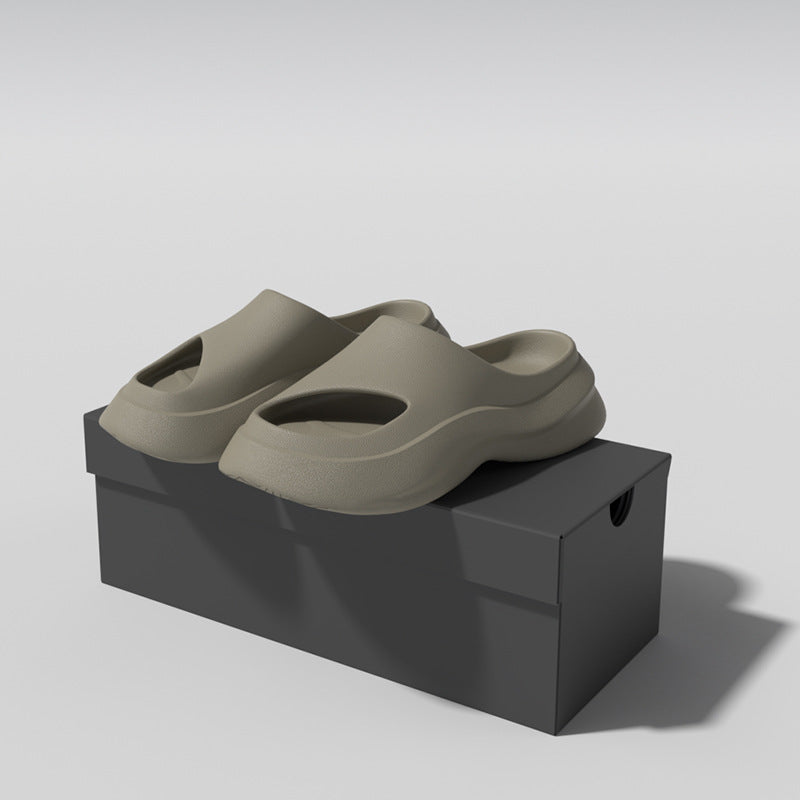 Thick Heel Slippers