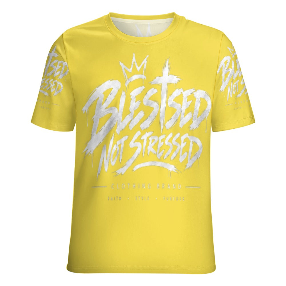 Blessed Not Stressed Women's All-Over Print T-Shirt