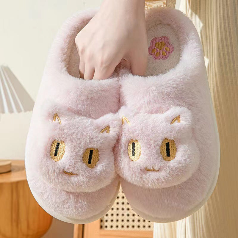 Soft Plush kitten Slippers
