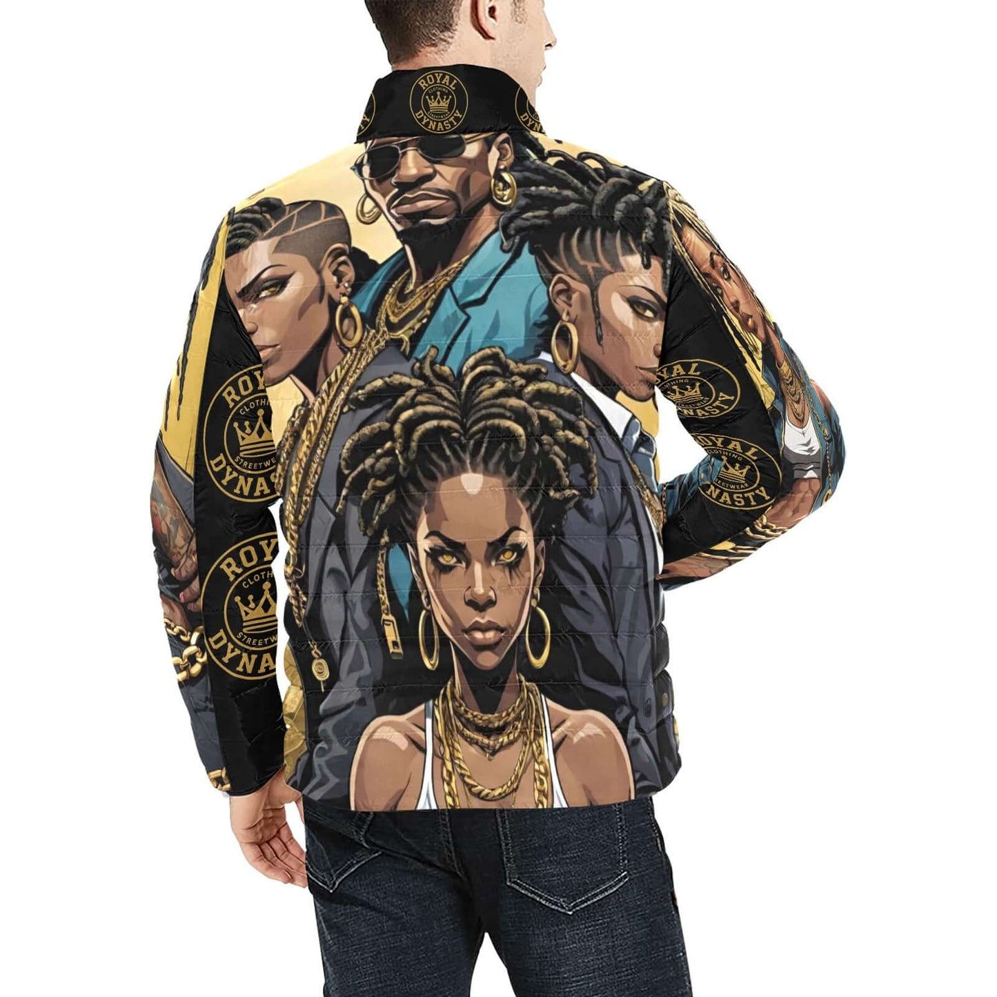 ROYAL DYNASTY 1 Men's Lightweight Bomber Jacket(ModelH41)