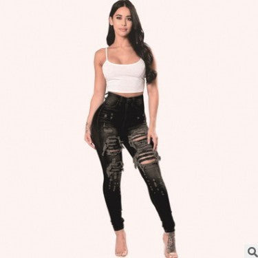Ripped Skinny jeans for women