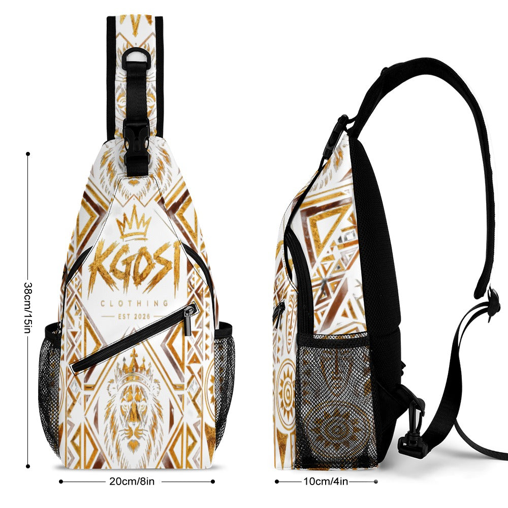 KGOSI MONEY BAG V2 All-over print zippered sling bag