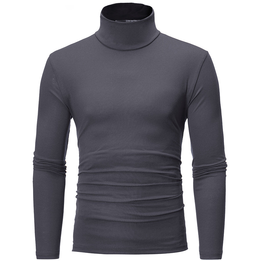 High-neck Thin Long-sleeved T-shirt Bottoming Shirt