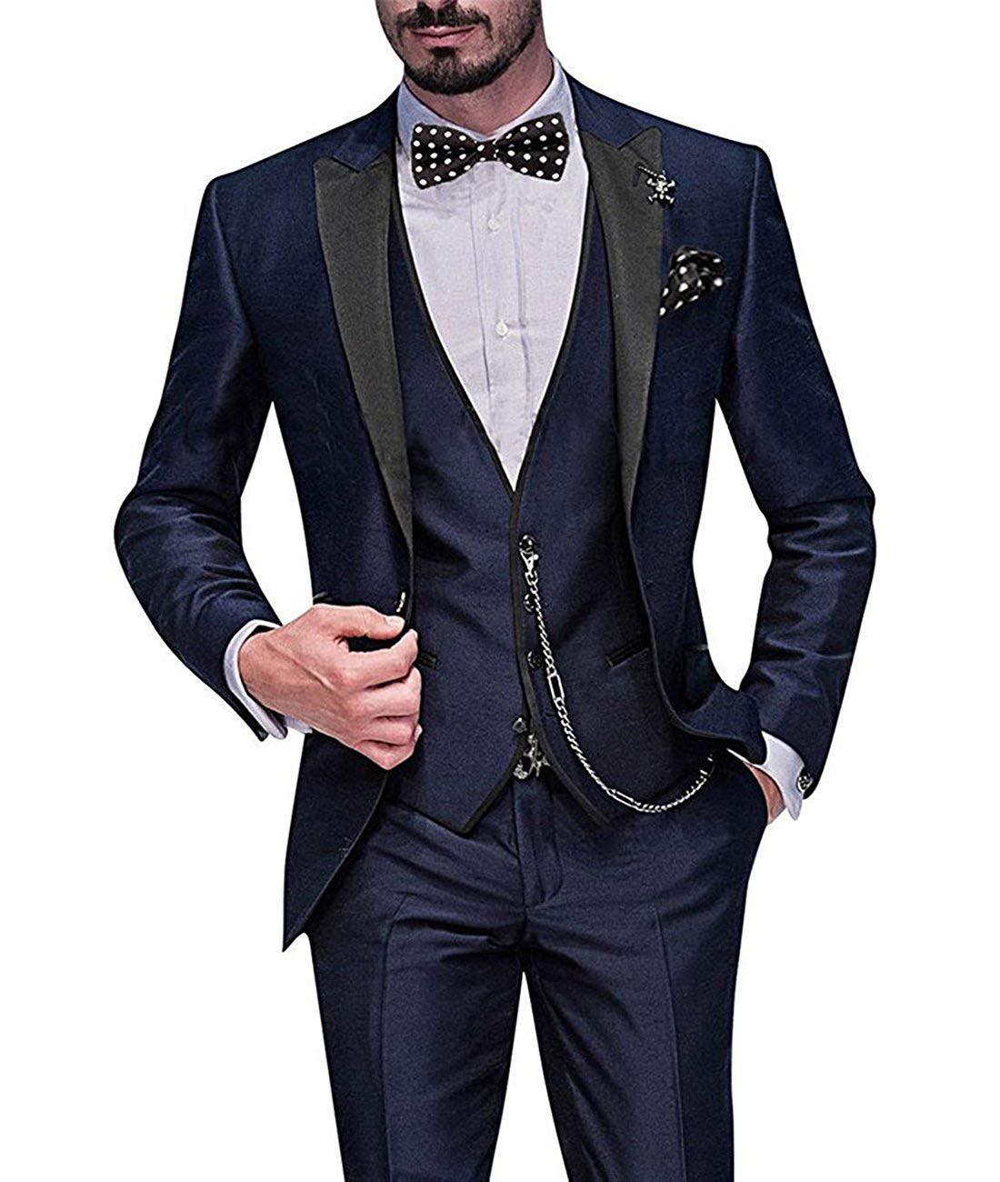 Men's Three-piece Best Man Wedding Suit