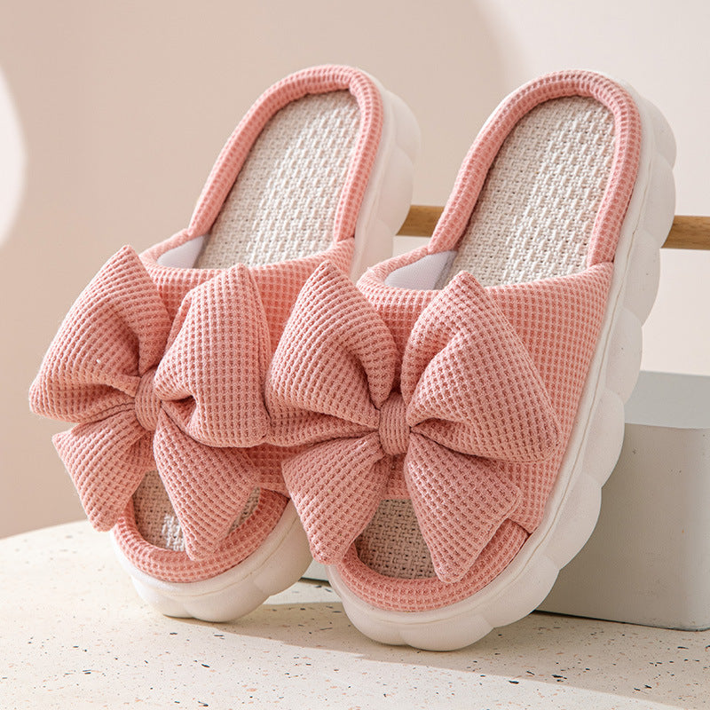 Solid Color  Bow Sandals