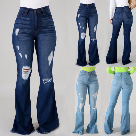 Women's Slim-fit Ripped Jeans
