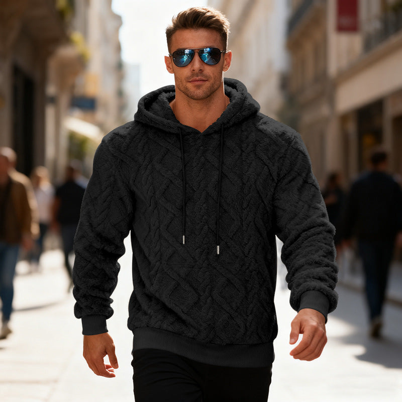 Plush Hooded Sweatshirt