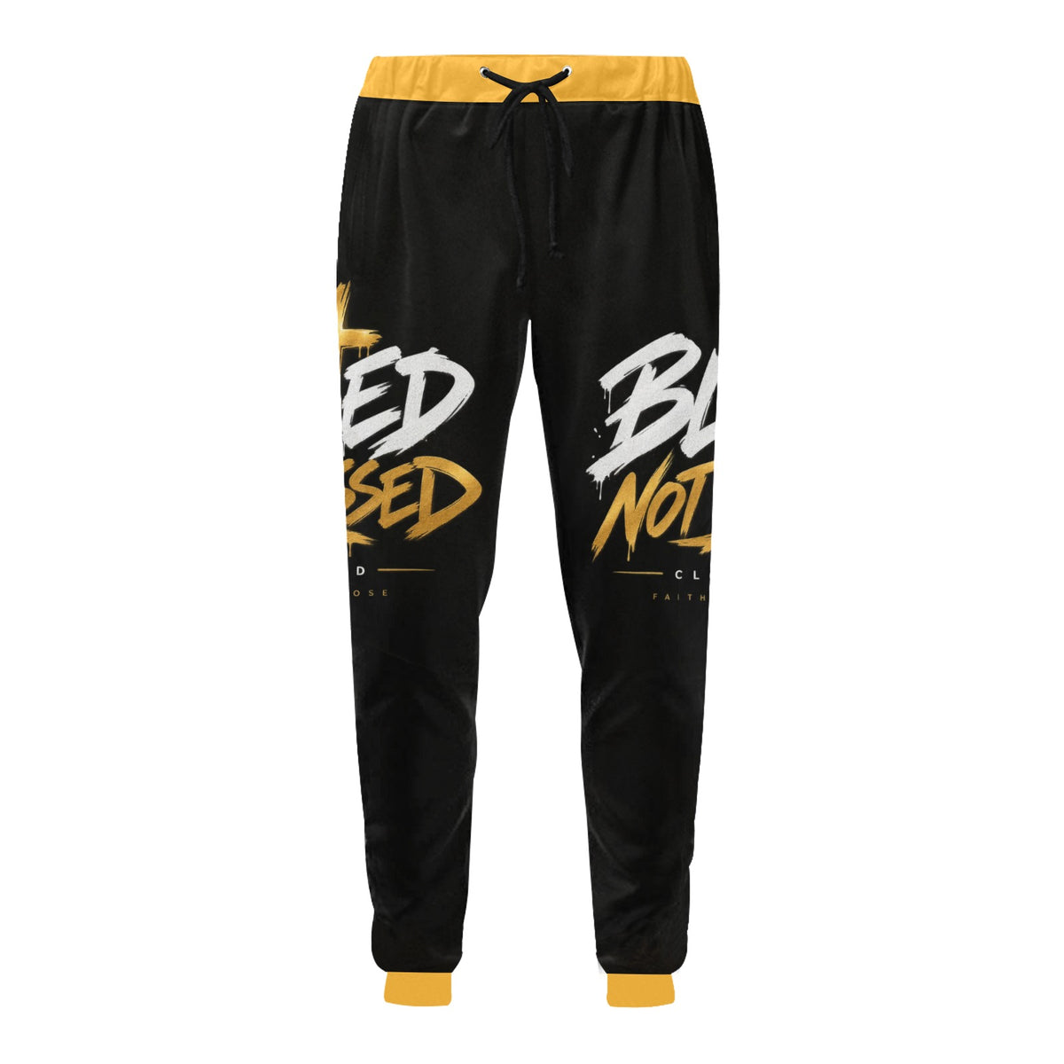 Blessed Not Stressed Men's Baggy Drawstring Pants