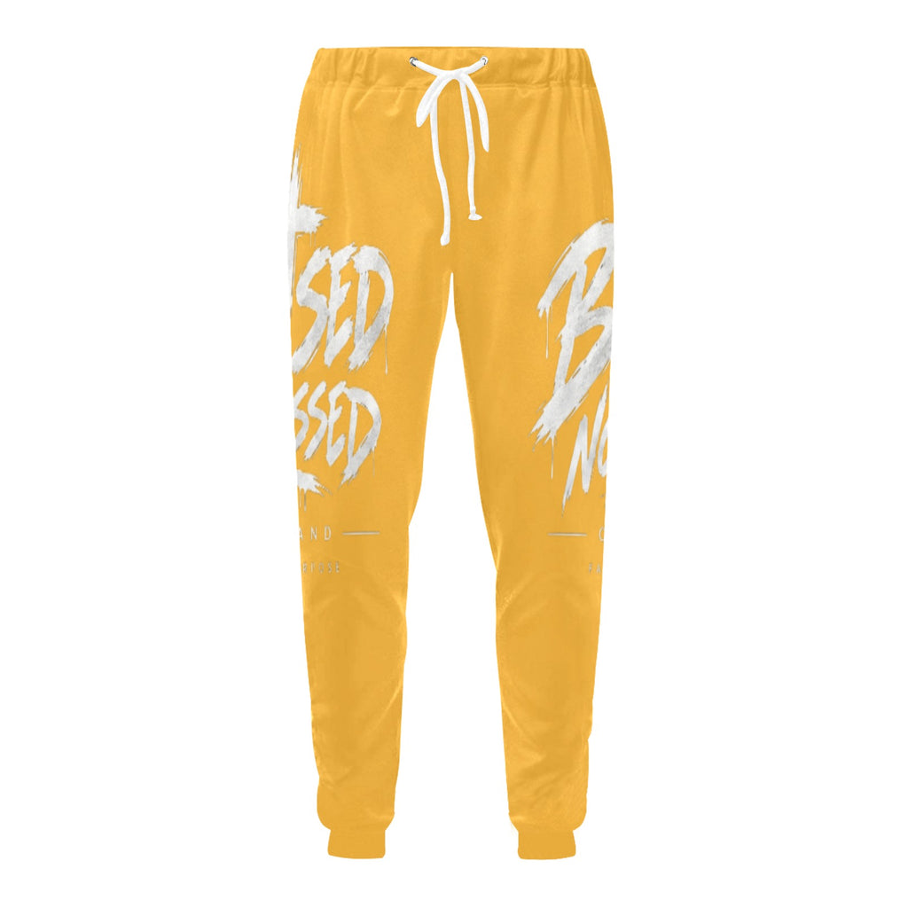 Blessed Not Stressed Relaxed-Fit Drawstring Sweatpants