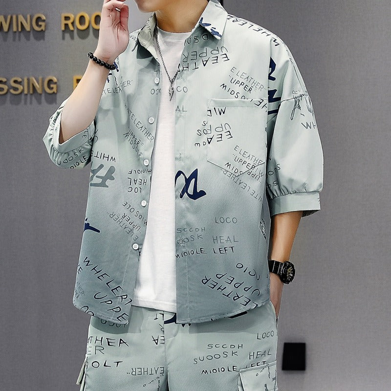 Men's Casual Summer Suit Outfit Set