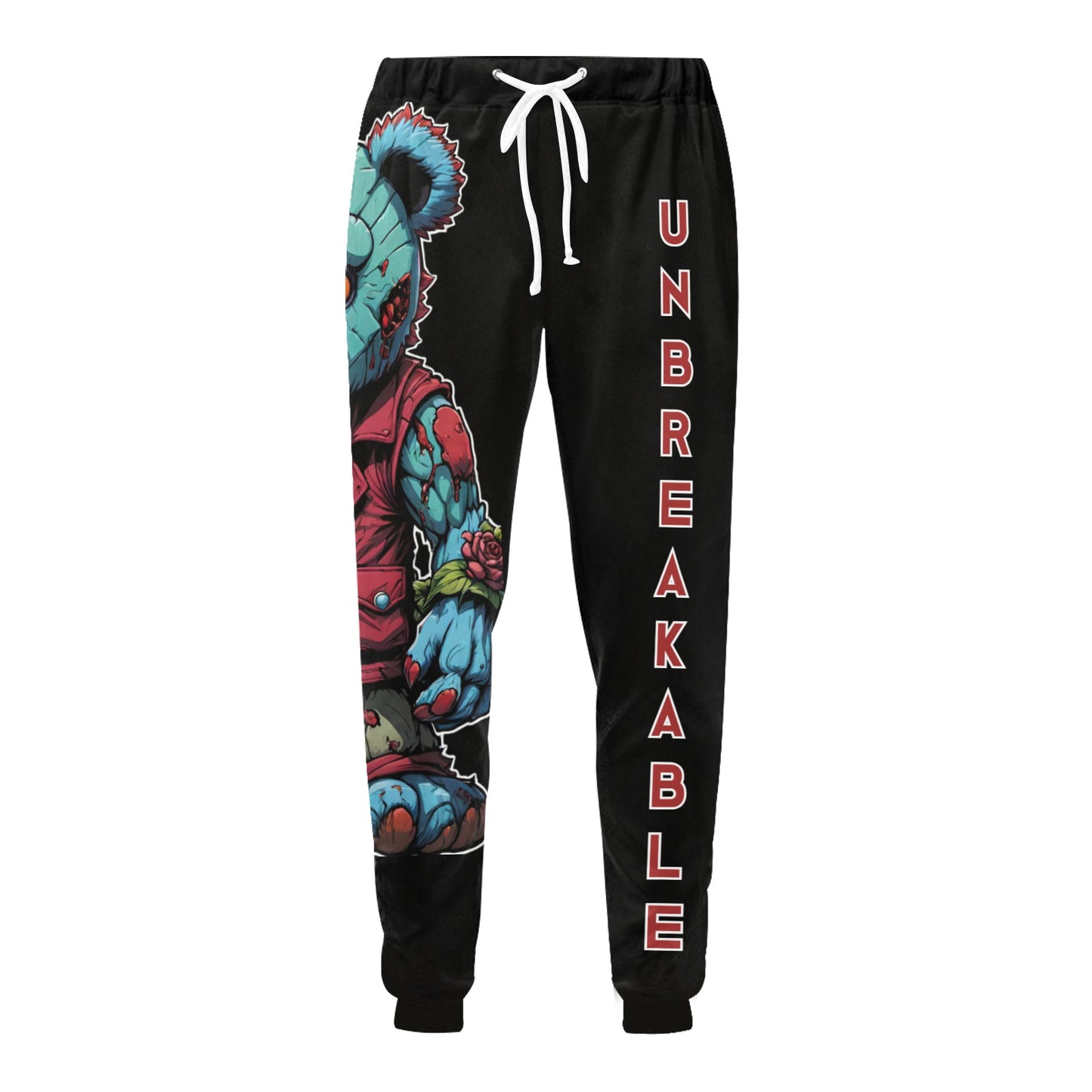 UNBREAKABLE ZOMBIE BEAR Casual Sweatpants (Model L11)