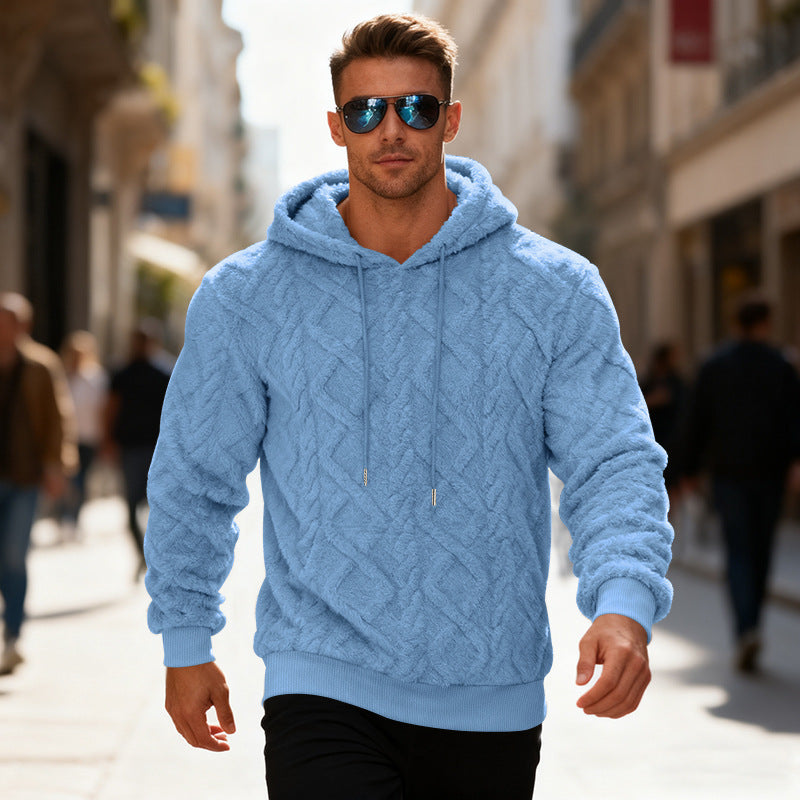 Plush Hooded Sweatshirt