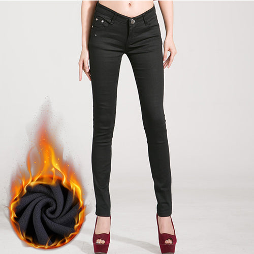 Jeans Female Denim Pants Candy Color Womens Jeans Donna Stretch Bottoms Feminino Skinny Pants