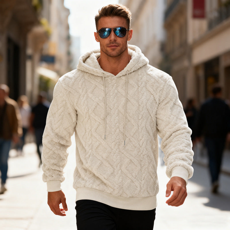 Plush Hooded Sweatshirt