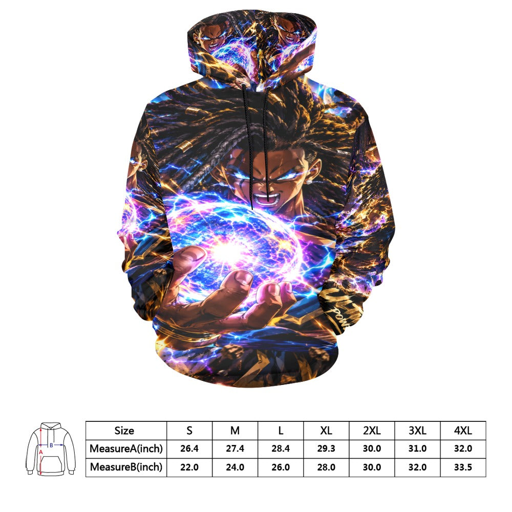 Men's All-Over Print Hoodie - Kairo Vant