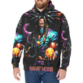 BEAST MODE ANIME Men's Long Sleeve Fleece Hoodie (H55)