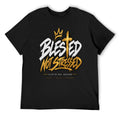 Blessed Not Stressed Double-Sided Cotton Graphic Tee