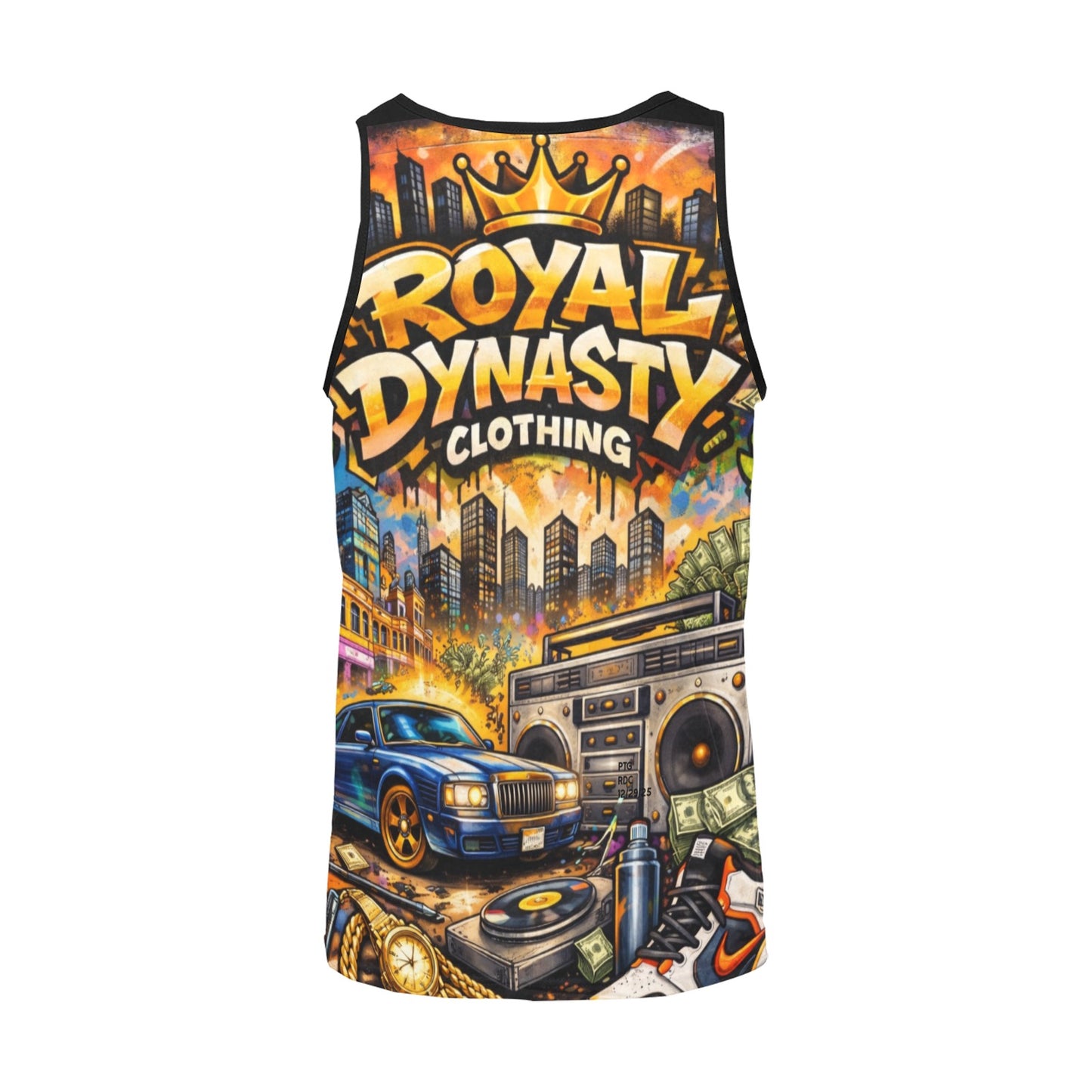ROYAL DYNASTY BIG MONEY V1 Men's All Over Print Tank Top (Model T57)