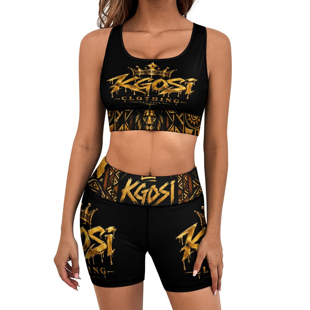 KGOSI Women's yoga set including shorts