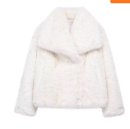 Women's Winter Plush Lapel Coat
