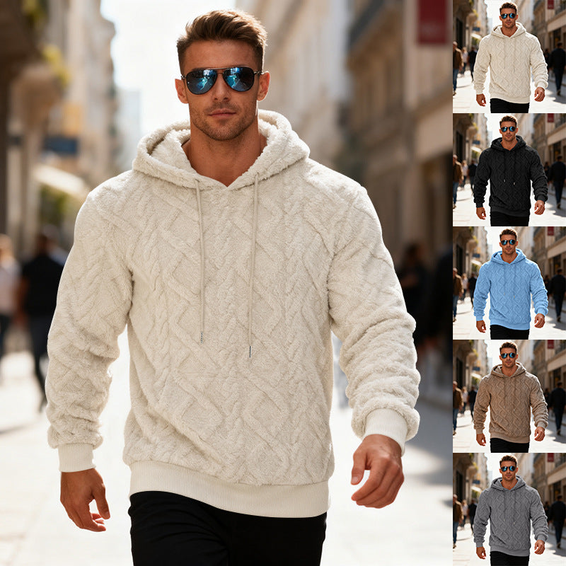 Plush Hooded Sweatshirt