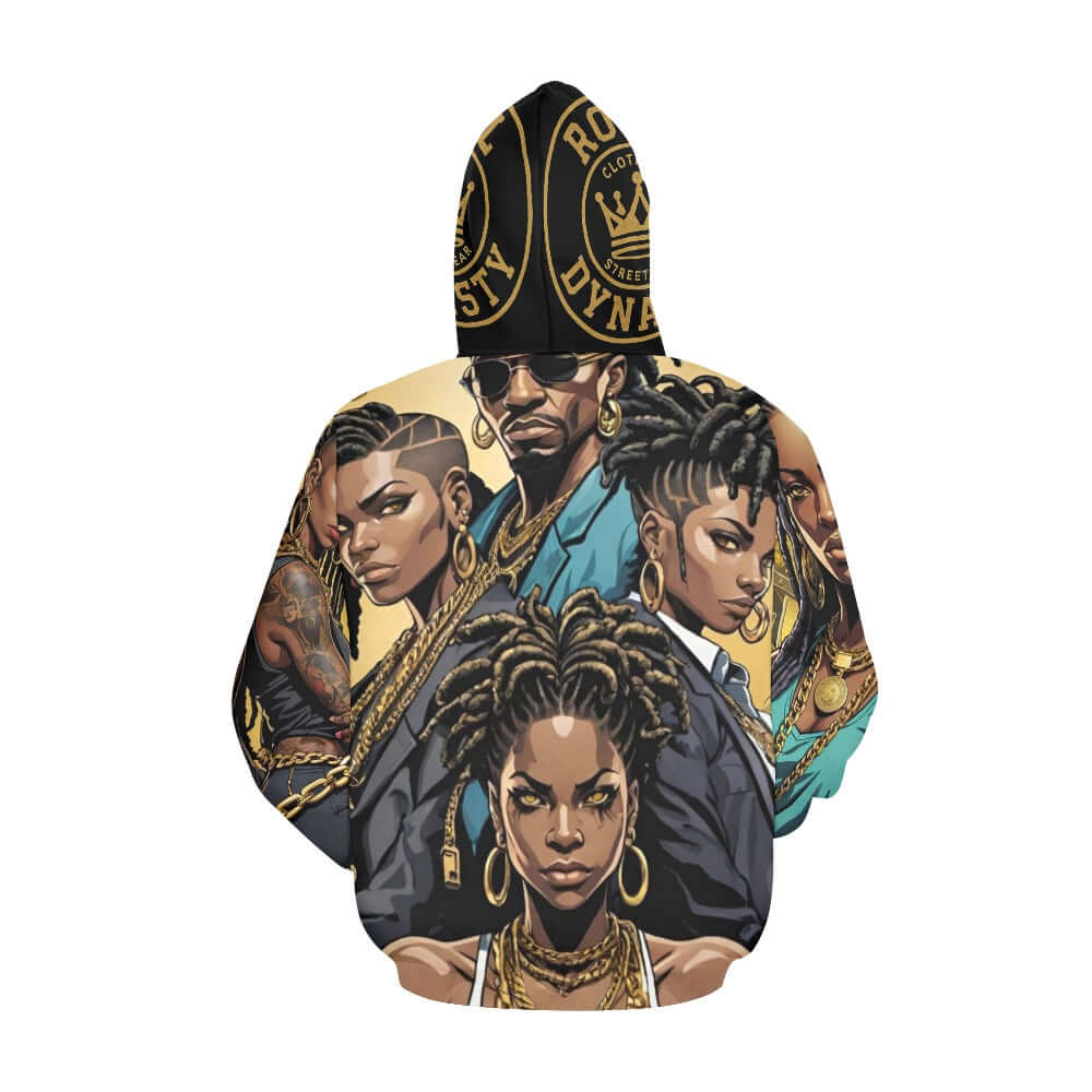 ROYAL DYNASTY 1 Women's All Over Print Hoodie (Model H13)
