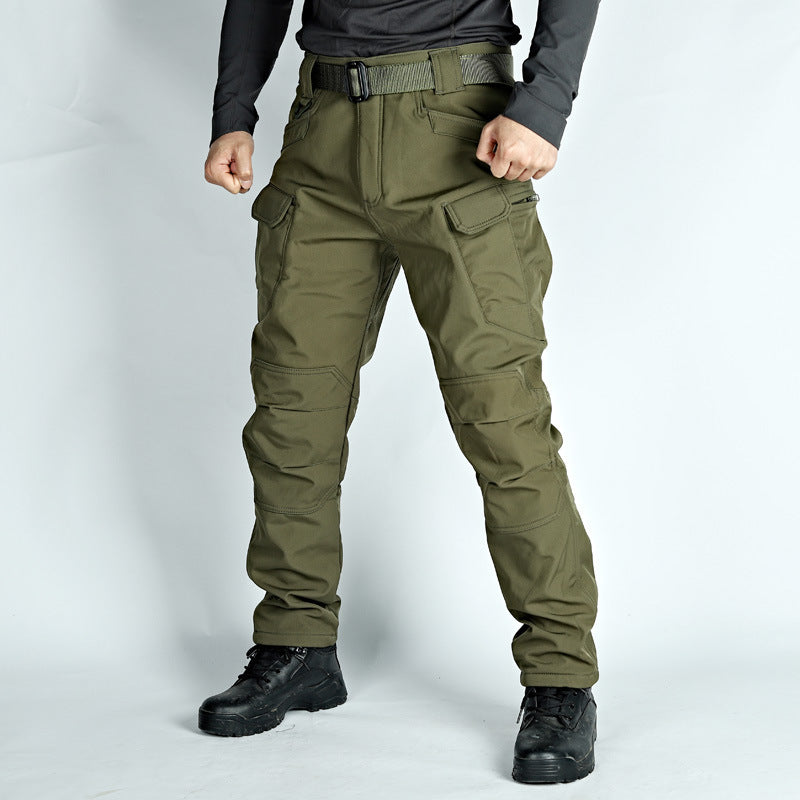 Tactical  Men's Fleece-lined Waterproof Shark Skin Pants