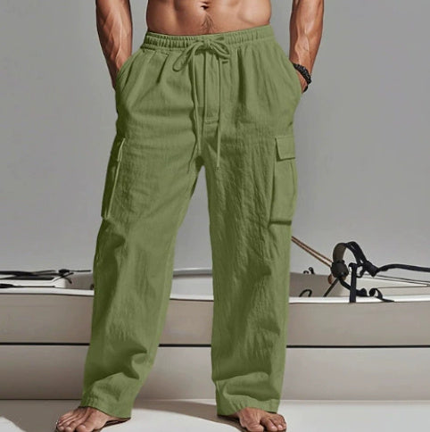 Men's Four Seasons  Loose Casual Wide-leg Pants