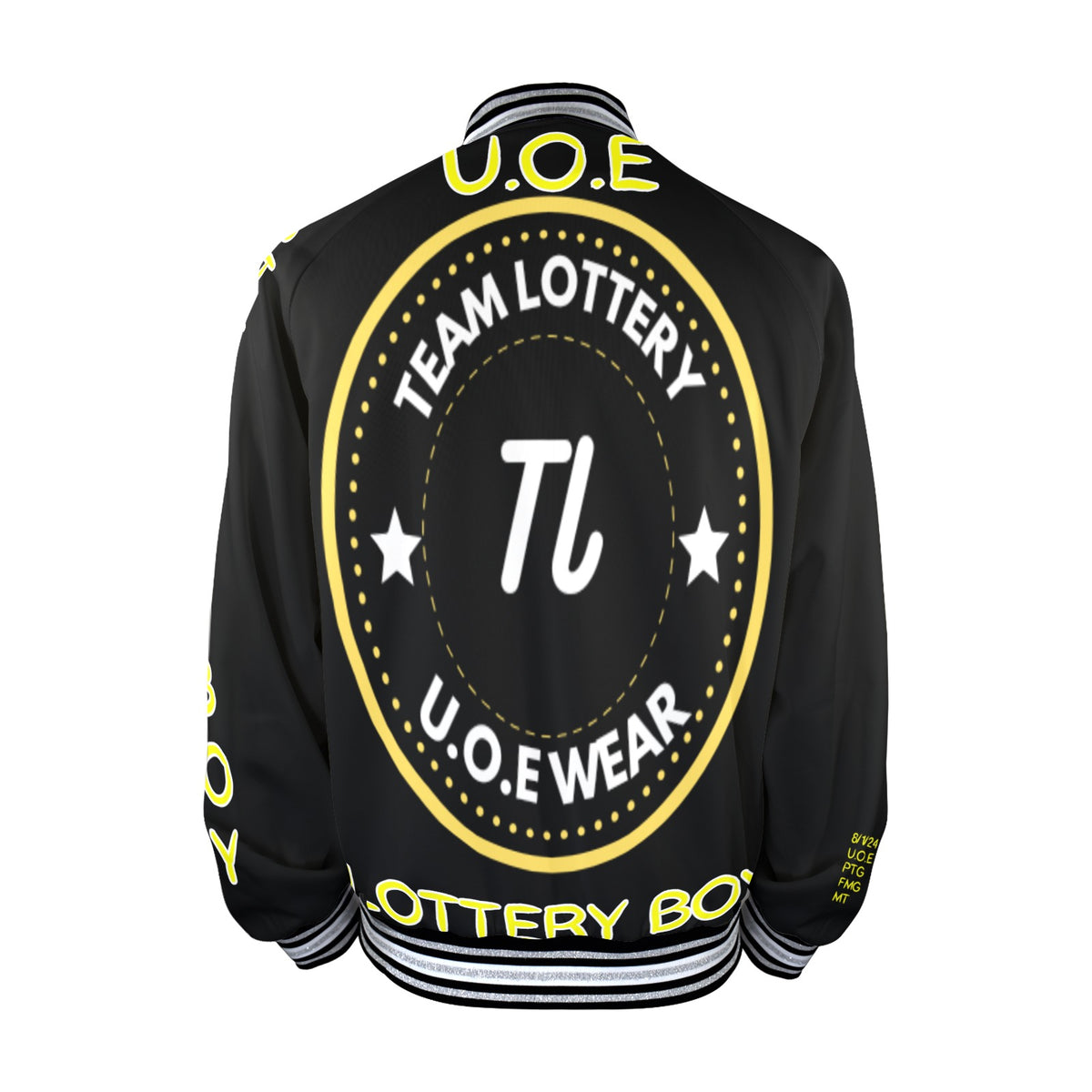 Men's Striped Trim Bomber Jacket – U.O.E WEAR