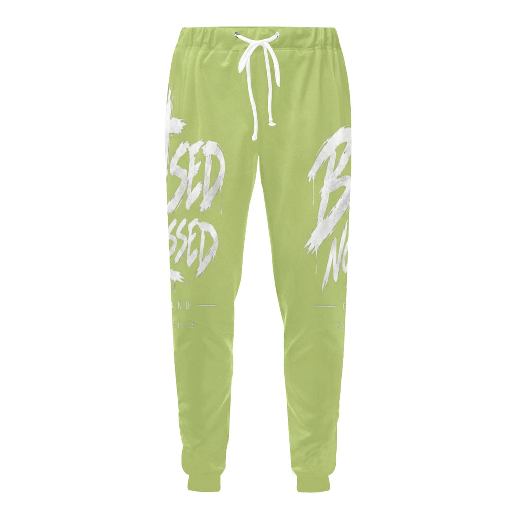 Blessed Not Stressed Relaxed-Fit Drawstring Sweatpants
